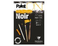 Paint'ON Noir bloc collé 20F A5 250g