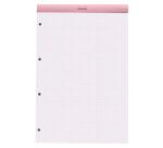 Bloc agrafé Rhodia Couleurs Rose N°20 A4+ 21x31,8 cm - Rose