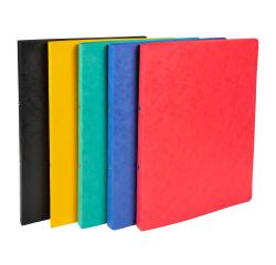 Ringbuch aus Manila Karton 400g mit 2 Ringen 15mm, Rücken 20mm, 32x25cm für Format DIN A4 - Kleuren-Sortiment