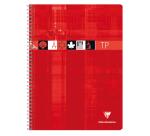 Cahier Travaux Pratiques reliure intégrale 24x32 cm 80 pages grands carreaux 90 g + uni 125 g - Assortis