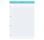 Bloc agrafé Rhodia Couleurs Azur N°20 A4+ 21x31,8 cm - Azur