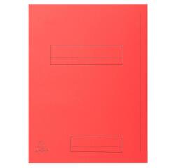 Paquet de 50 chemises imprimées 2 rabats SUPER 210 - 24x32cm - Rouge