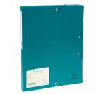 Exacompta Forever Recycled Elasticated Filing Box, 40mm Spine, 0.7mm PP ,A4