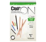 Clairefontaine Cray'ON Spiral Pad - A3 - 30 Sheets - 160gsm
