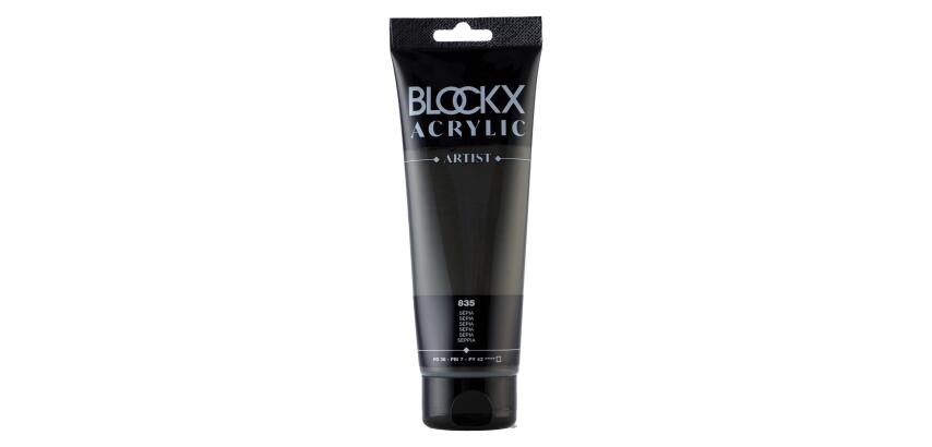 Fijne acrylverf tube 250 ml - Sepia