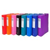 Exabox Opak PP Filing Box 60mm Spine A4. - Assorted colours