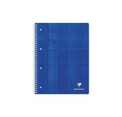 Cahier reliure intégrale A4+ 160 pages détachables perforé 4 trous petits carreaux Bleu - Bleu