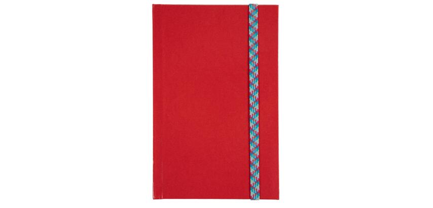 Carnet Iderama 170x110 192 pages lignées - rouge