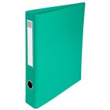Classeur rembordé PVC 4 anneaux en D de 40mm en 3ème de couverture - A4 maxi - Vert