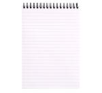 Bloc reliure intégrale Rhodia Classic 14,8x21 cm 80 feuillets ligné microperforé 80g - Noir