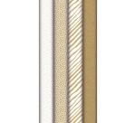 Kraft brut 70g, Blanc & or 5x0,70m, 20rl - Assortiment