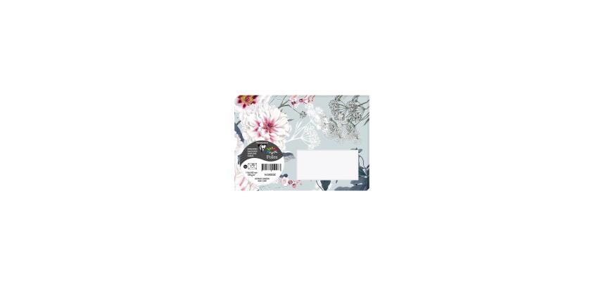 COLLECTION BOTANIC GARDEN, Paquet de 20 enveloppes Pollen 114x162mm 120g/m2 - Bleu clair