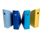 Set mit 4 Stehsammlern MAG-CUBE, Bee Blue - Farben sortiert