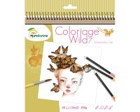 Carnet de coloriage Wild 7 - Or