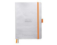 Rhodiarama Goalbook souple A5 240 pages dot papier ivoire 90g - Argent
