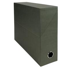 Transfer Box Economical 90mm Spine - Dark green