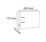 Registratore a leva Prem'Touch interno/esterno polipropilene - dorso 50mm - A4 maxi