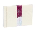 20 enveloppes 162x229mm Vélin pur coton gommées - Crème