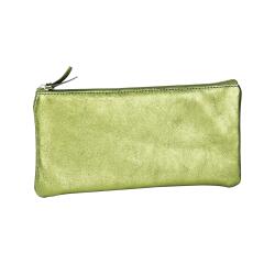 CUIRISÉ - Trousse plate 11x22 cm - Vert