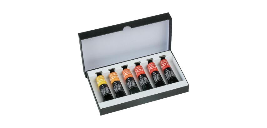 Ölfarben 6x20ml, Set Kadmiumfarbtöne