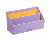 Rhodiarama porte-courrier simili cuir italien 25x10x14 cm - Iris