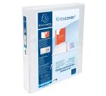 Classeur personnalisable rigide 2 poches KreaCover 2 anneaux en D 25mm - A4 maxi. - Blanc