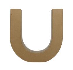 Lettre U fantaisie - Kraft