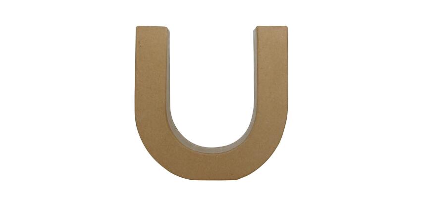 Lettre U fantaisie - Kraft