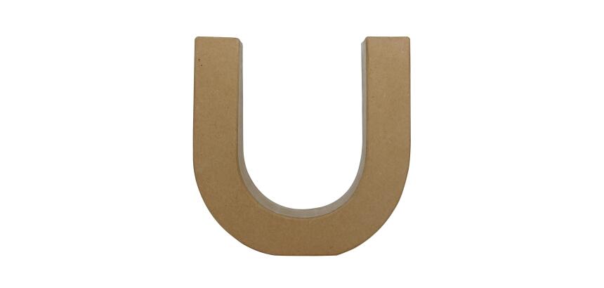 Lettre U fantaisie - Kraft