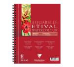 Clairefontaine Etival Watercolour Block - A5 - 10 Sheets - 200gsm - Classic Grain - Spiral Bound