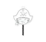 Graffy Stick, Pirate - Noir & Blanc