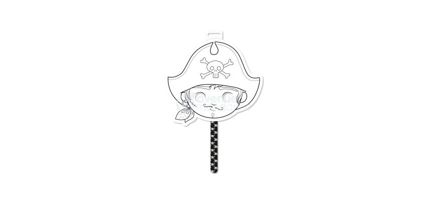 Graffy Stick, Pirate - Noir & Blanc