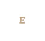 Kraft Letter 'E' 20cm - Kraft