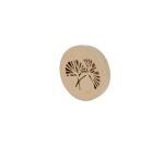 Round Plant Box 15x15x3cm - Kraft