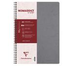 Spiralbuch Age Bag A4 liniert mit Rand 50 Blatt - Grau