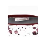 COSMICUIR CUIR Lisse Trousse ronde Ø5,5x22 cm Cerise