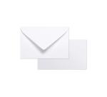 Combiné Triomphe comprenant 20 Enveloppes Blanches Doublés 90x140mm - Gommées - 130g/m2 + 20 Cartes Bristol Blanches 82x128mm 220g/m2 - Blanc