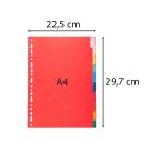 Register A4, Colorspan-Karton 225g, 10 neutrale Taben