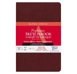 Alpha Series carnet souple 46F 14x21,6cm 150g - Blanc