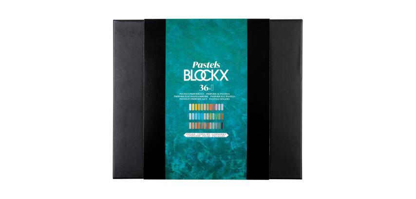 BLOCKX Wooden Box of 36 Soft Pastels - Landscape