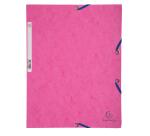 Chemise 3 rabats à élastiques carte lustrée 400g/m2 - A4