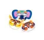Boîte créative, Masques à coudre, Animaux de la savane - Multicolore