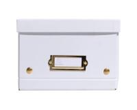 Opbergdoos in karton 20x26x15cm Neo Deco, vlak geleverd