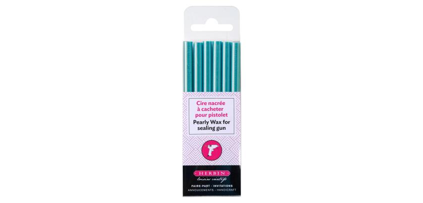 Jacques Herbin Pearlescent Sealing Wax Sticks for Glue Gun - Pack of 6