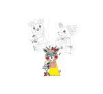 Graffy Nimo, Geit - Multicolor