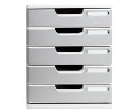 Ladenbox Modulo Office 5 gesloten laden - Graniet