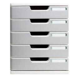 Ladenbox Modulo Office 5 gesloten laden - Graniet