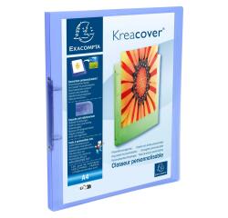 Carpeta Exacompta 2 anillas 15mm polipropileno chromaline 5/10º Krea Cover - A4 - Colores surtidos