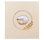 Photo album book 60 white pages Ring flower