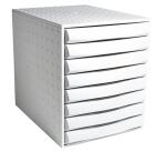 Exacompta THE SYSTEM 8 Drawer Set - Light grey